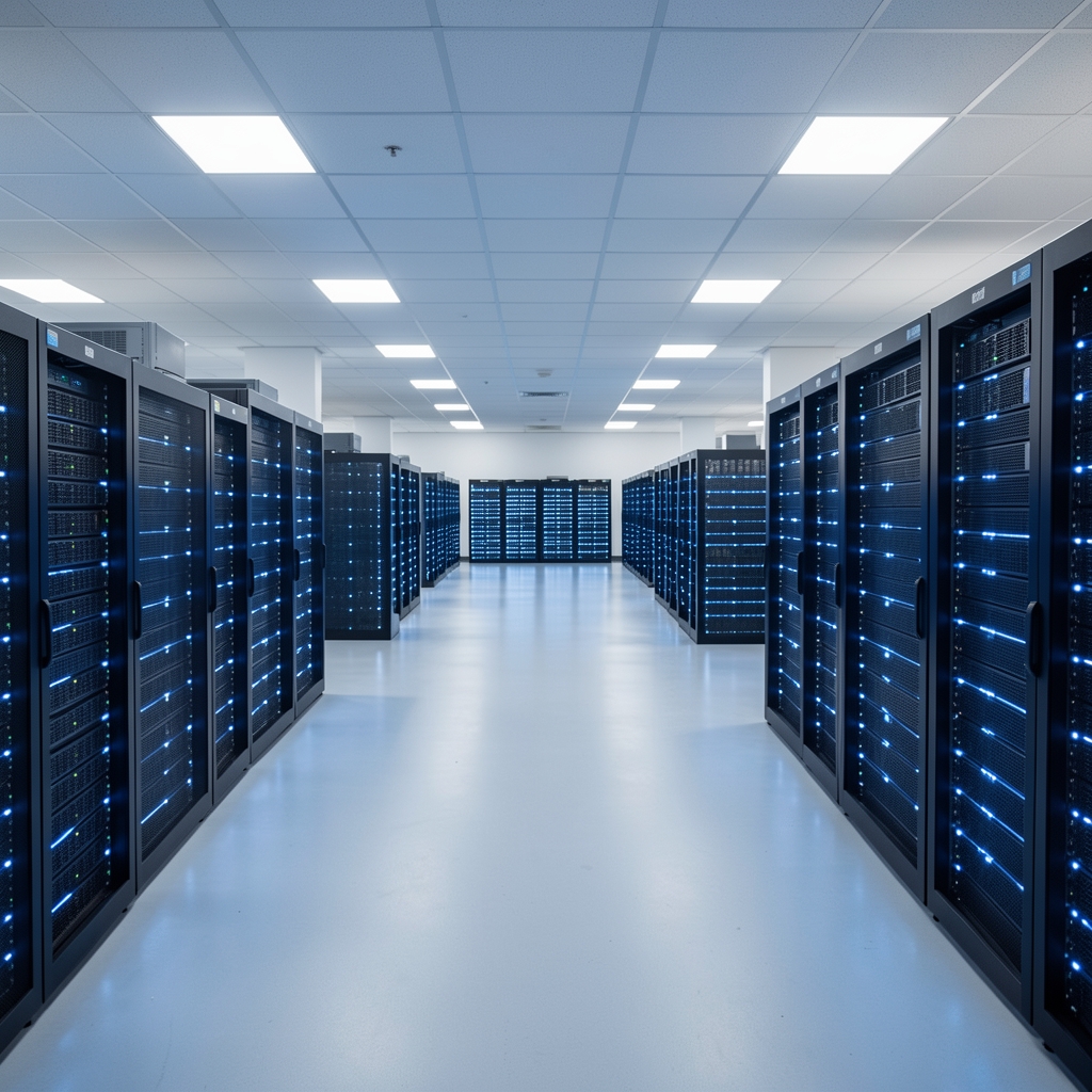 Enterprise infrastructure environment representing cloud modernization and large-scale technology transformation